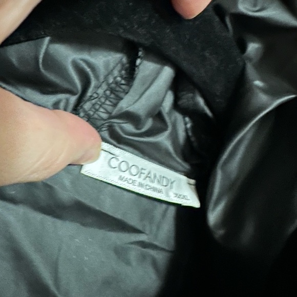 Raincoat black plus size XXL - XXXL unisex - Picture 5 of 15